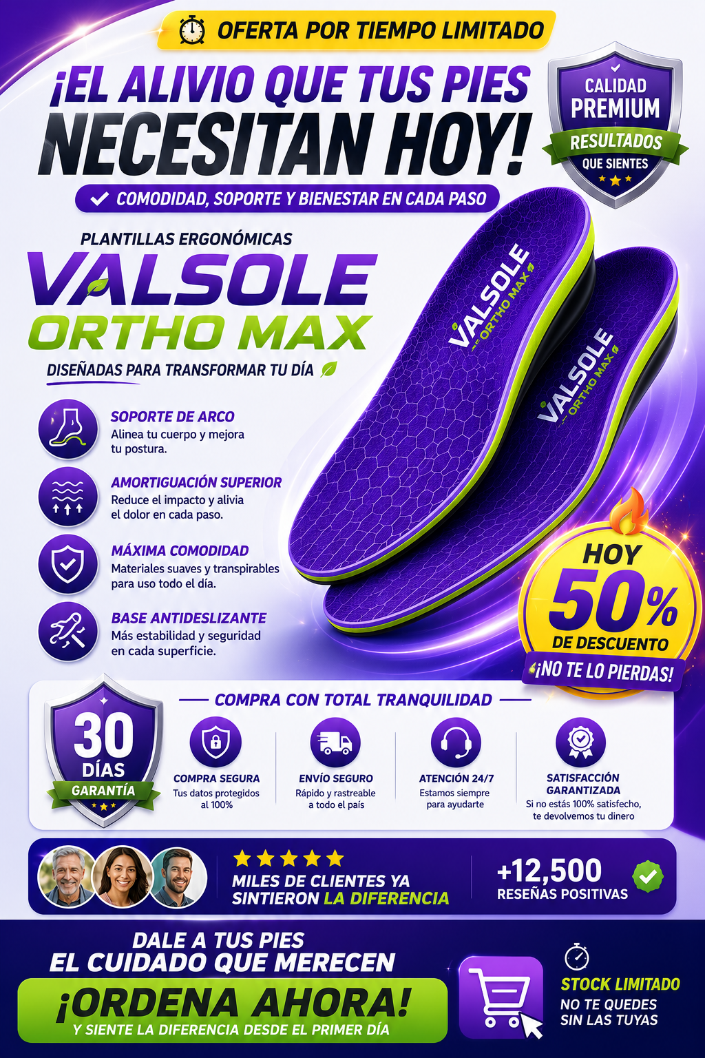 🔥👣 VALSOLE ORTHO MAX, PLANTILLA ORTOPÉDICA OFERTA LIMITADA ⏰