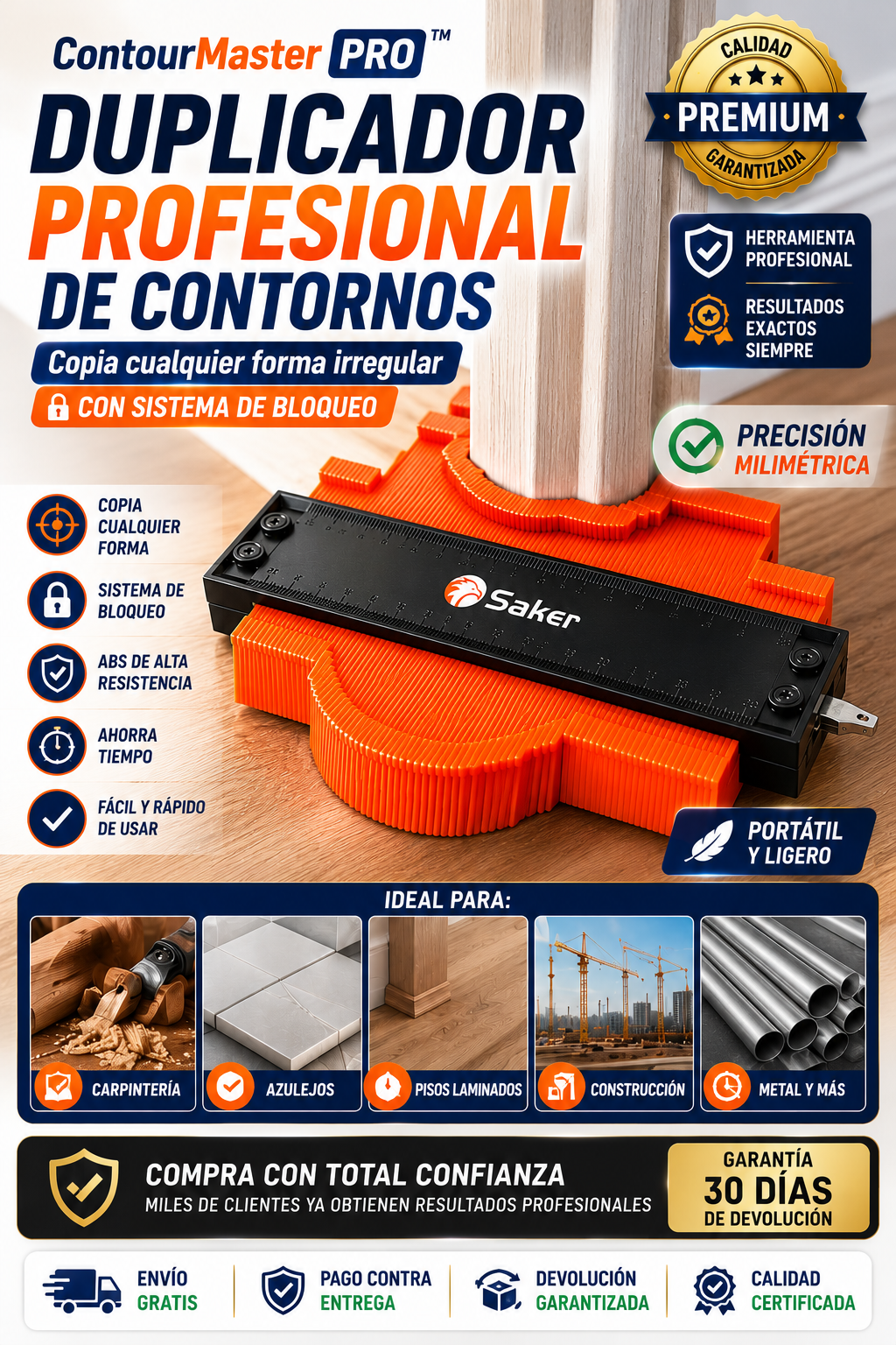 ContourMaster Pro™ | Duplicador Profesional de Contornos con Bloqueo