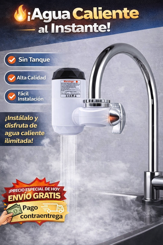 🔥🚿Grifo Agua Caliente Instantánea AquaHeat Pro™ 🔥🚿