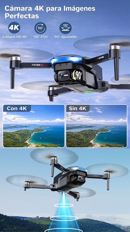 Dron AeroGuard GPS 4K – Seguridad, estabilidad y grabación profesional