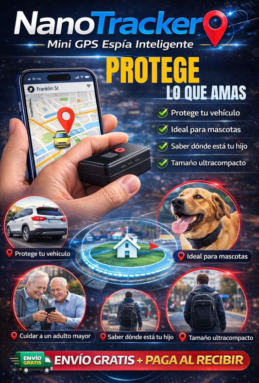 🛰️NanoTracker – Mini GPS Espía Inteligente📍