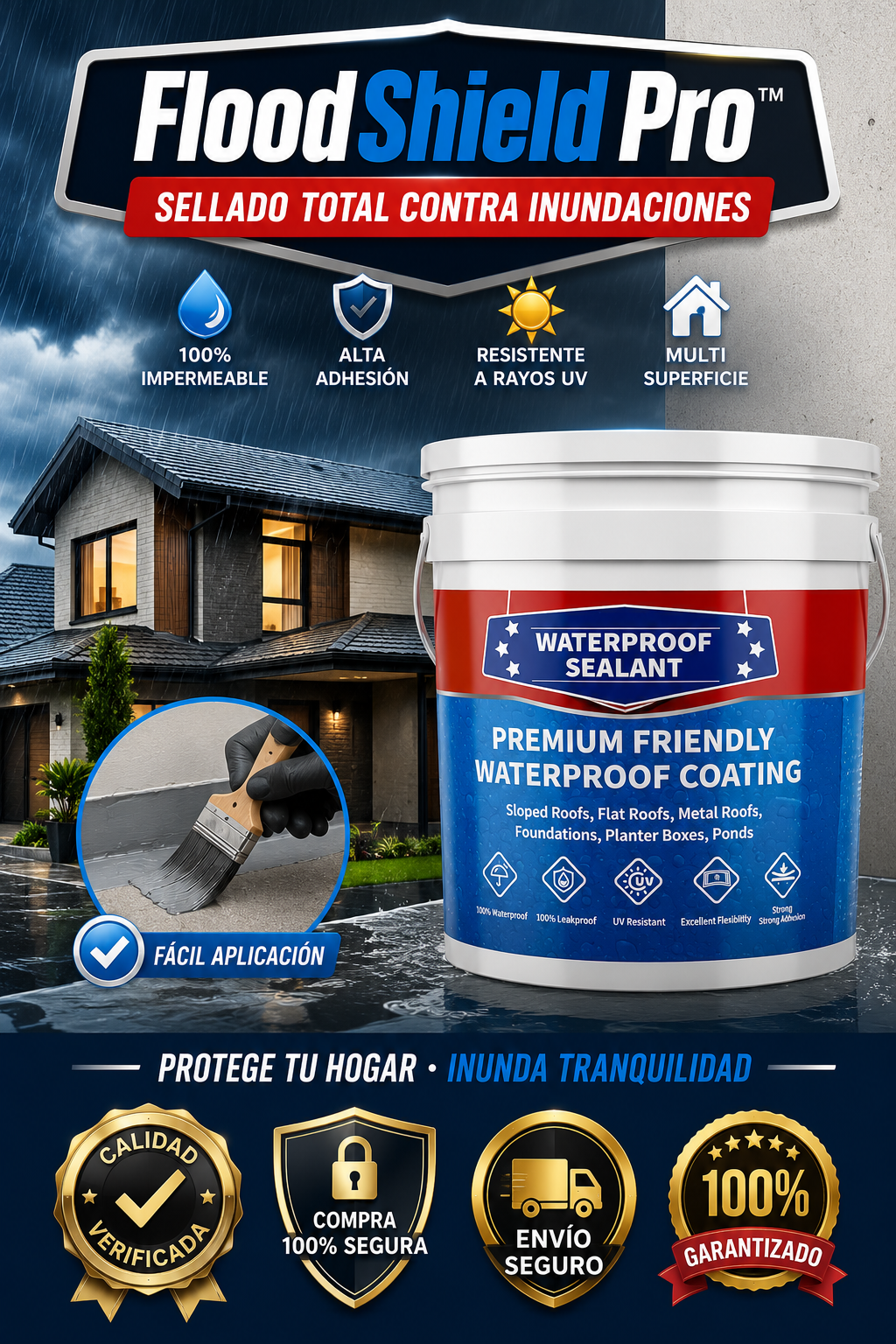 FloodShield Pro™ | Sellado Total Contra Inundaciones